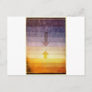 Separation in the Evening by Paul Klee Postcard
