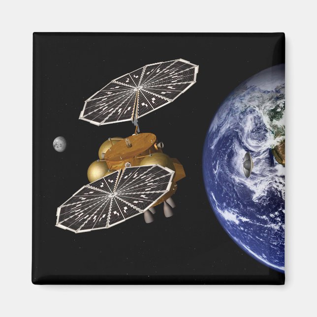 Separation Of Entry Vehicle On A Mars Mission. Magnet (Front)