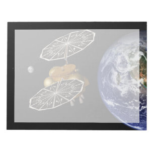 Separation Of Entry Vehicle On A Mars Mission. Notepad