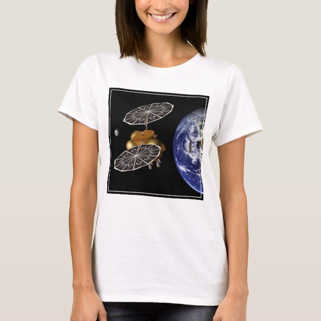 Separation Of Entry Vehicle On A Mars Mission. T-Shirt (Front)