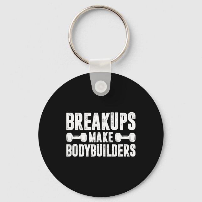 Separations Make Bodybuilders Fitness Training In  Keychain (Front)