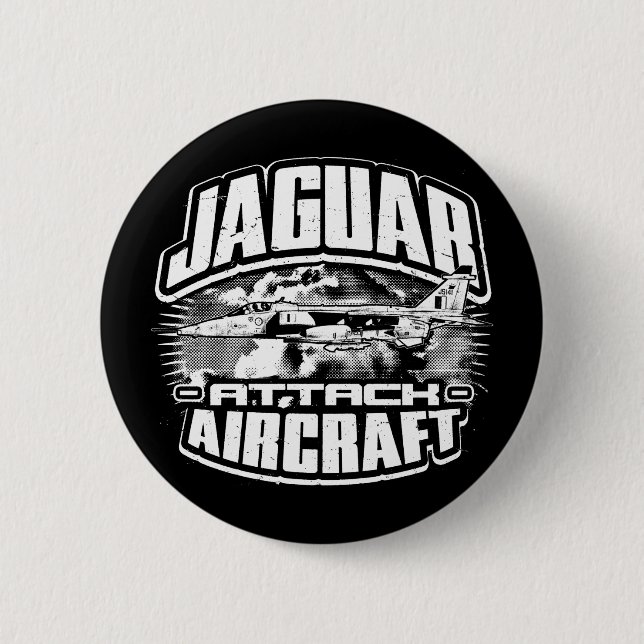 SEPECAT Jaguar 2 Inch Round Button (Front)