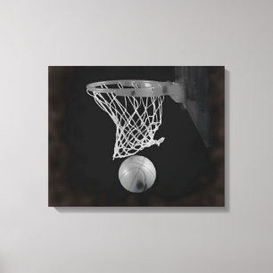 Séphia Basketball Artwork Toile Enveloppée
