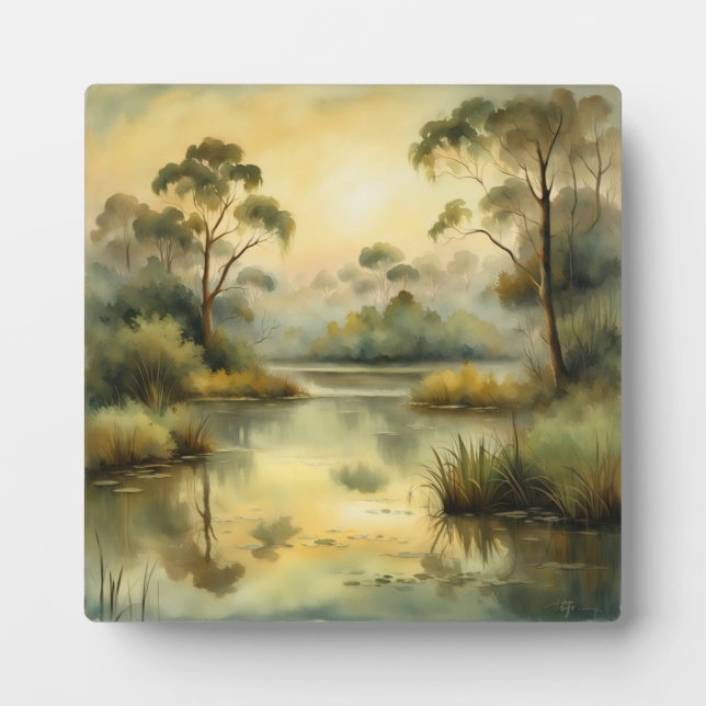 sephia landscape plaque (Front)