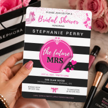 Sephora Theme Bridal Shower Invitation