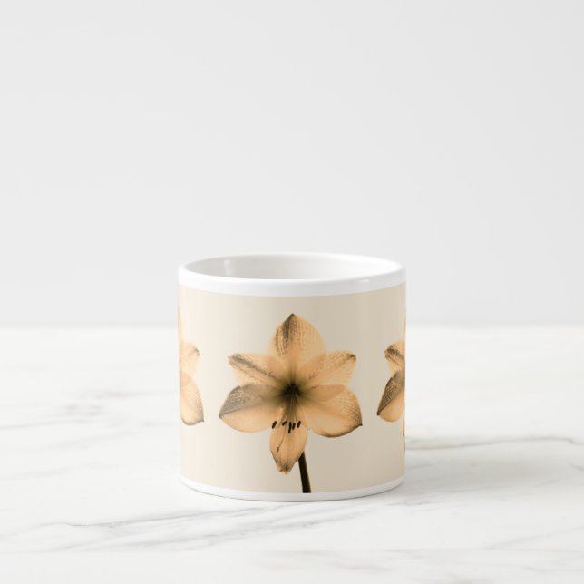 sepia amaryllis espresso cup (Front)