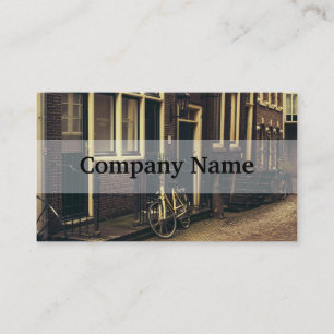 Sepia Amsterdam Street Photography, Bicycle Business Card