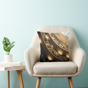 Sepia Architecture Throw Pillow