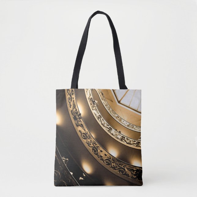 Sepia Architecture Tote Bag (Front)