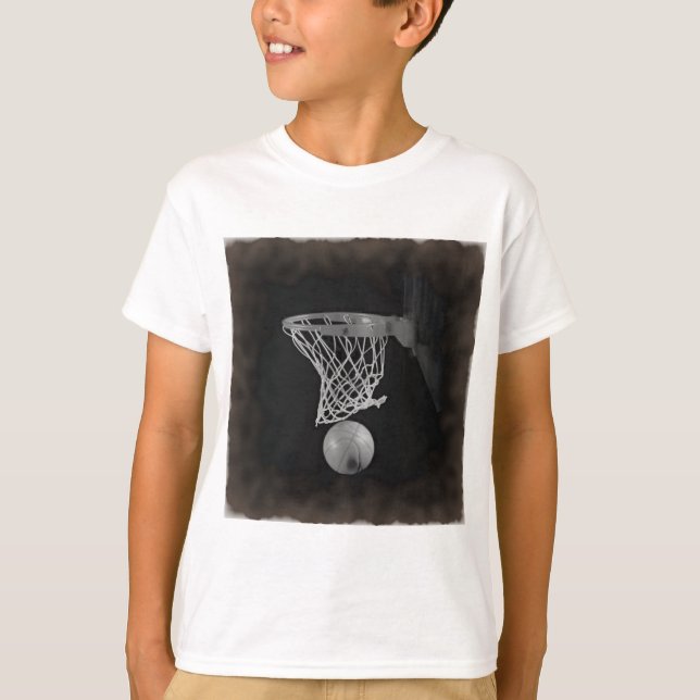 Sepia Basketball T-Shirt (Front)