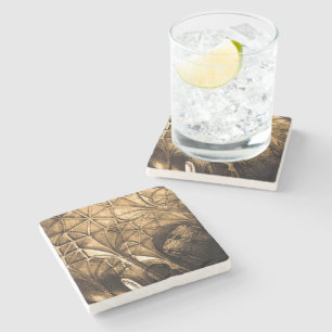 Sepia Ceiling Architecture Stone Coaster