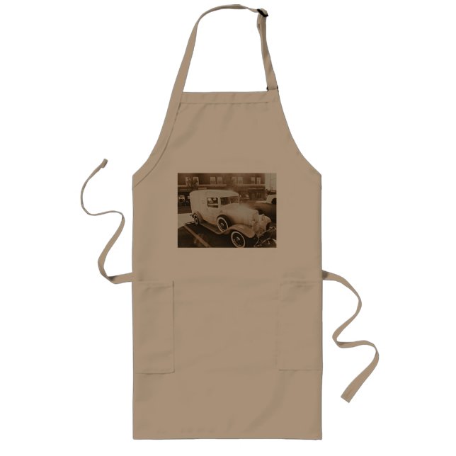 Sepia Classic car apron (Front)