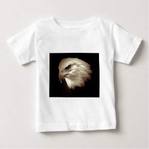 Sepia Colour Bald Eagle Baby T-Shirt