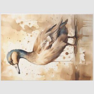 Sepia Duck , Tissue Paper for Decoupage/Crafts