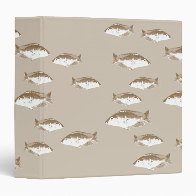 Sepia fish binder (Front/Spine)