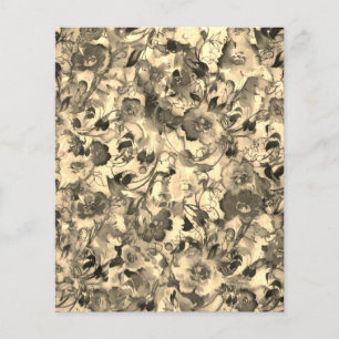 Sepia floral