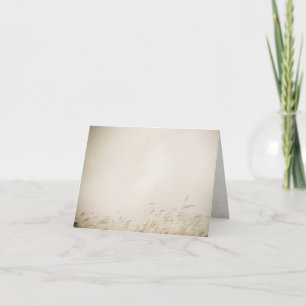 Sepia Grass Card