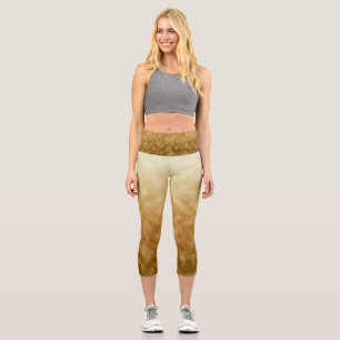 Sepia Haze Capri Leggings
