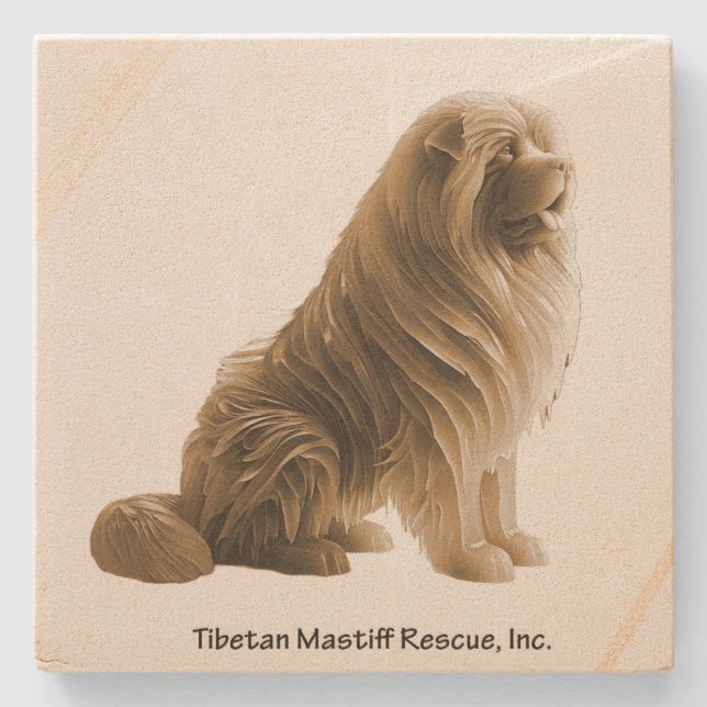 sepia Ice TM Coaster (Front)