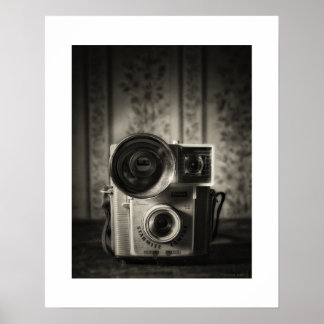 Sepia Kodak Brownie Starmite Poster Print