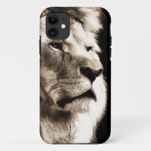 Sepia Lion iPhone 11 Case