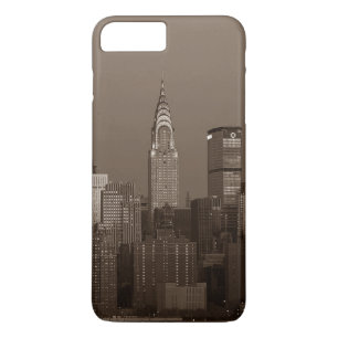 Sepia New York City Skyline Case-Mate iPhone Case