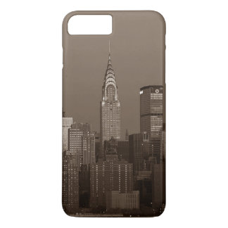 Sepia New York City Skyline Case-Mate iPhone Case