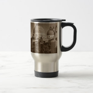 Sepia Paper Effect Venice Grand Canal Travel Mug