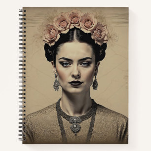 Sepia Rose Muse Notebook