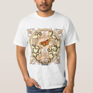 Sepia Serenity Prayer Cross T-Shirt