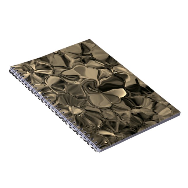 Sepia Swirls Notebook (Right Side)