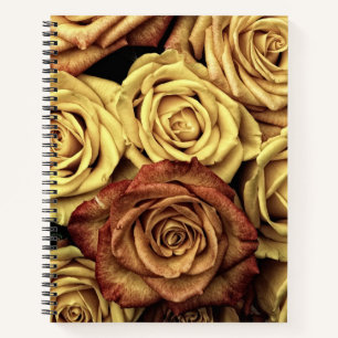 Sepia Tinted Roses Notebook