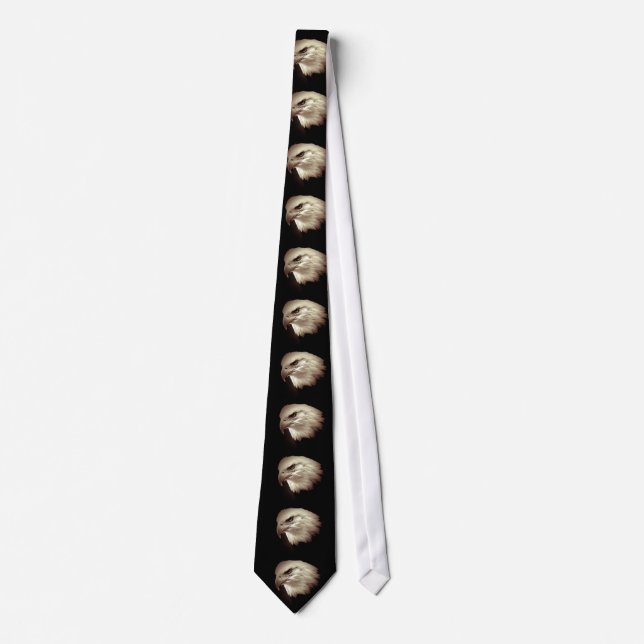 Sepia Tone Bald Eagle Head Neckwear (Front)