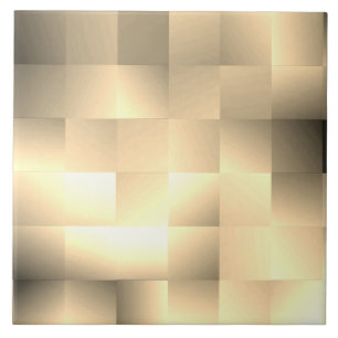 Sepia Tones in a Square Pattern Tile