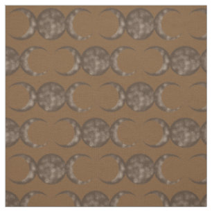 Sepia Triple Moon Choose Your Own Background Colou Fabric