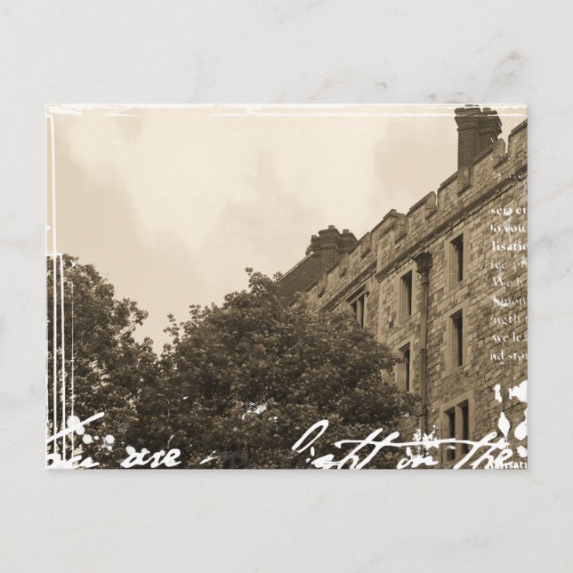 Sepia View of Windsor Castle Postcard (Front)