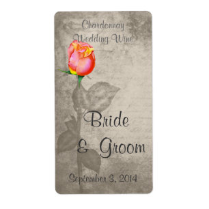 Sepia Vintage Spot Color Peace Rose Mariage Vin