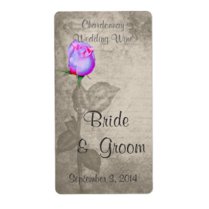 Sepia Vintage Spot Couleur Rosebud Vin Mariage