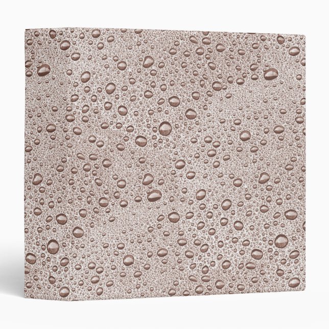 Sepia water droplets binder (Front/Spine)