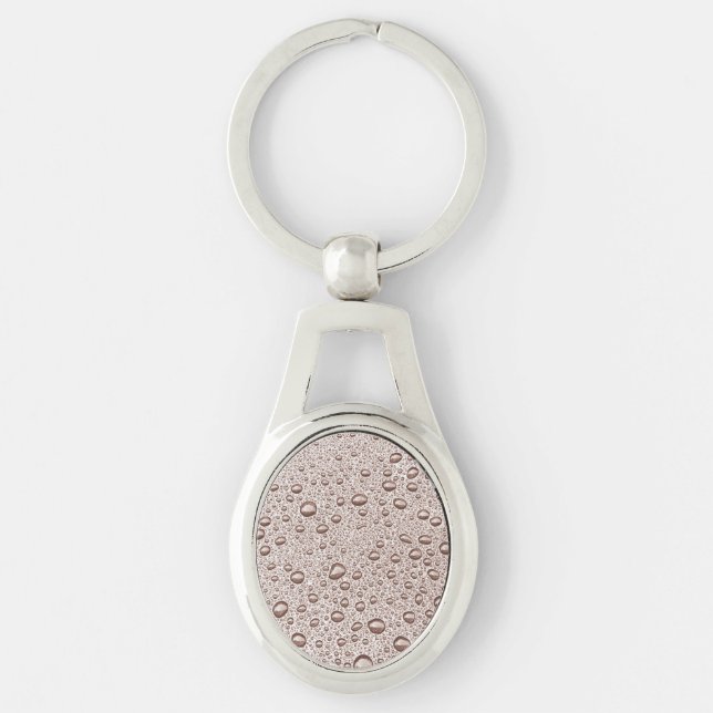 Sepia water droplets keychain (Front)