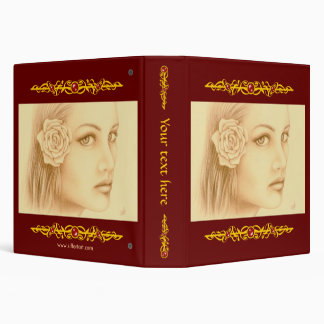 Sepia Woman Binder