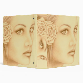 Sepia Woman Binder