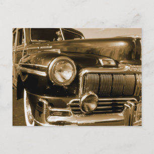 Sepia woody postcard