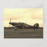 Sepiatone Hawker Hurricane
