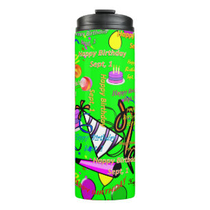 sept, 1 kids birthday thermal tumbler