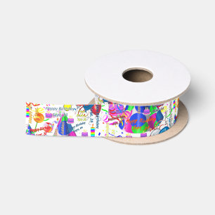 Sept, 24 Birthday Ribbon Satin Ribbon