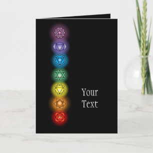 Sept Chakras Carte de voeux