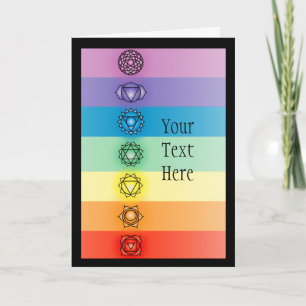 Sept chakras Carte de voeux 2