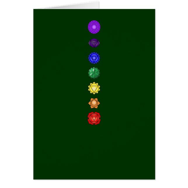 Sept chakras verticaux (Devant)
