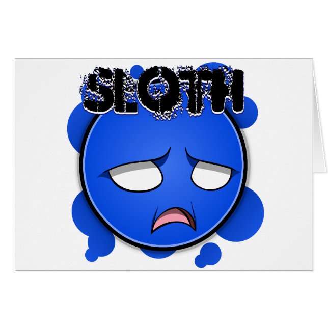 Sept visages de péchés - paresse (Devant horizontal)